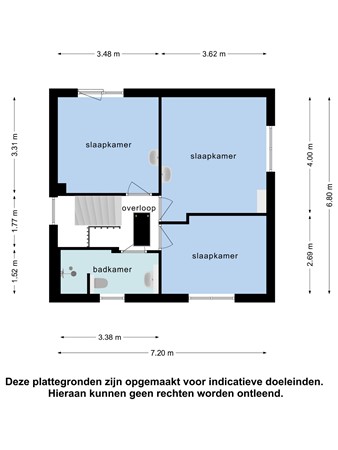 Floorplan - Steenakkerstraat 51, 6051 JV Maasbracht